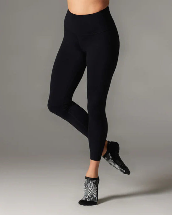 High Waisted Leggings - Ebony