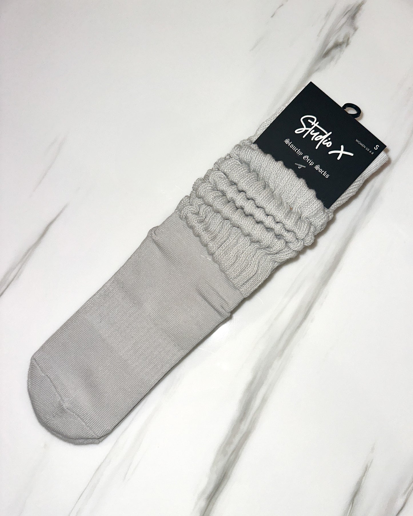Diamond Slouchy Grip Socks