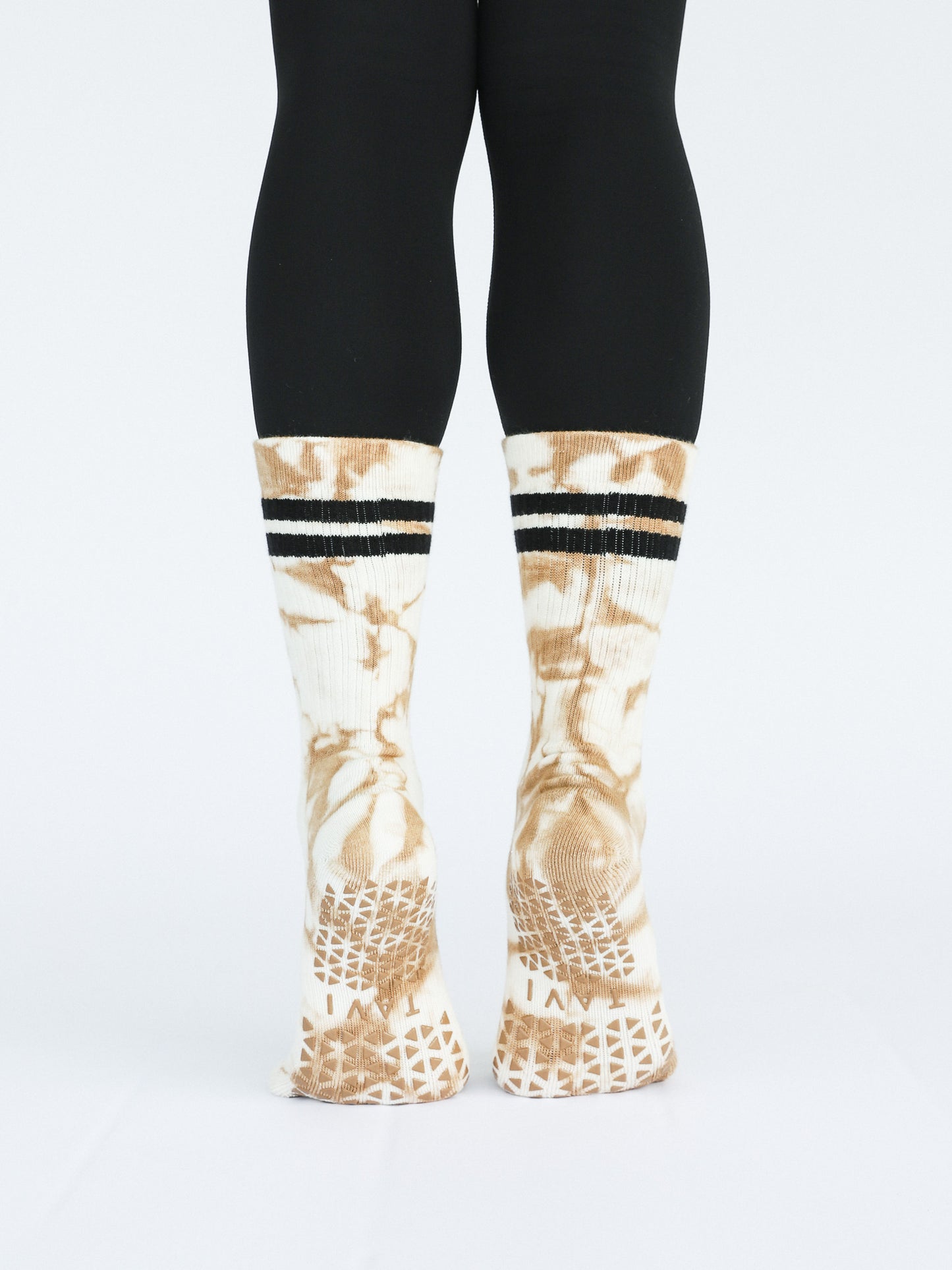 Kai Grip Sock - Camel Tie Dye