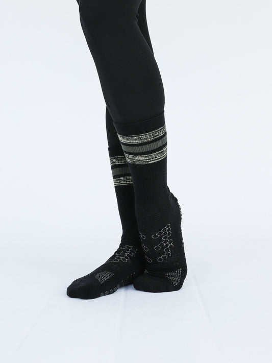 Base Grip Sock- Granite Stripe