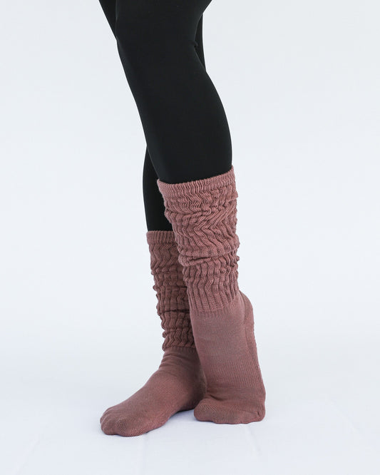 Stacy Grip Sock - Rose