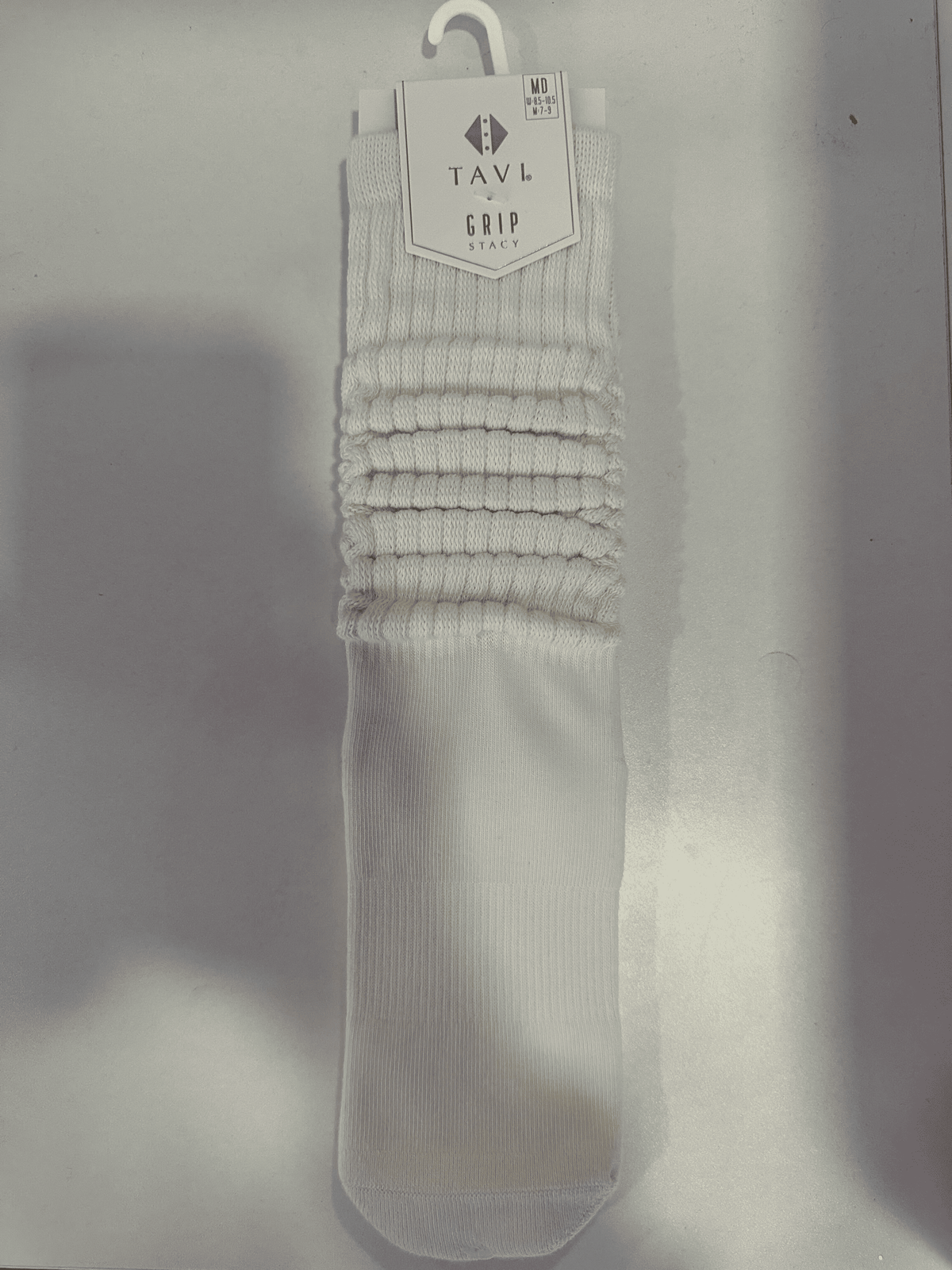 Stacy Grip Socks- Snow